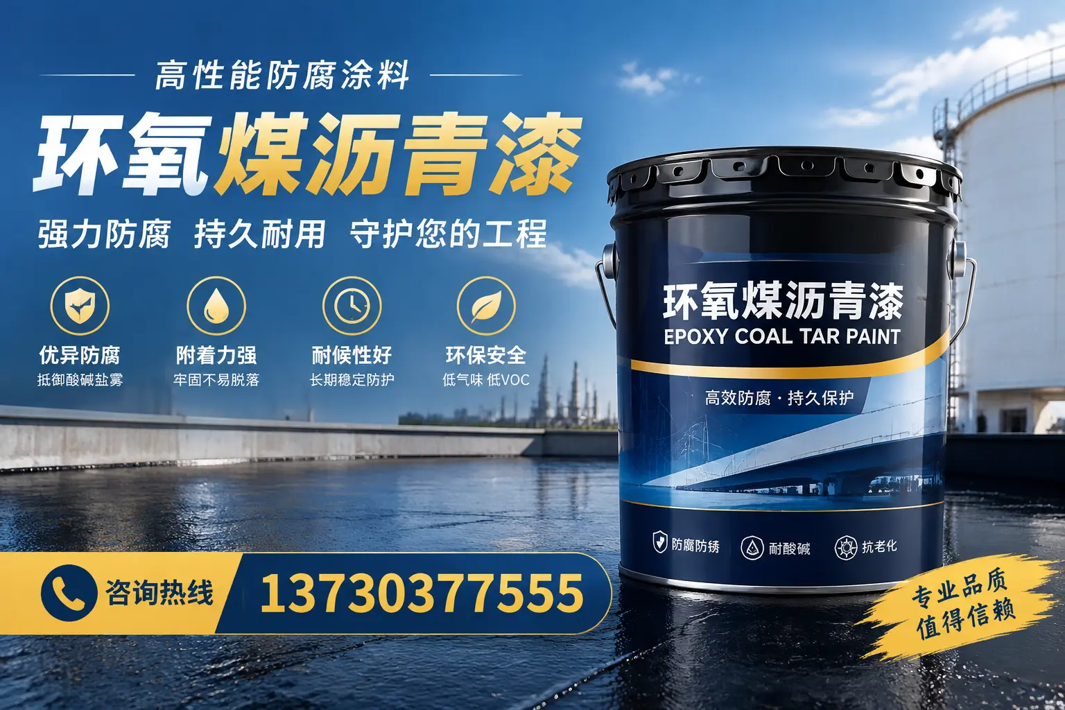 环氧煤沥青漆的耐久性分析，适合博尔塔拉的使用场景