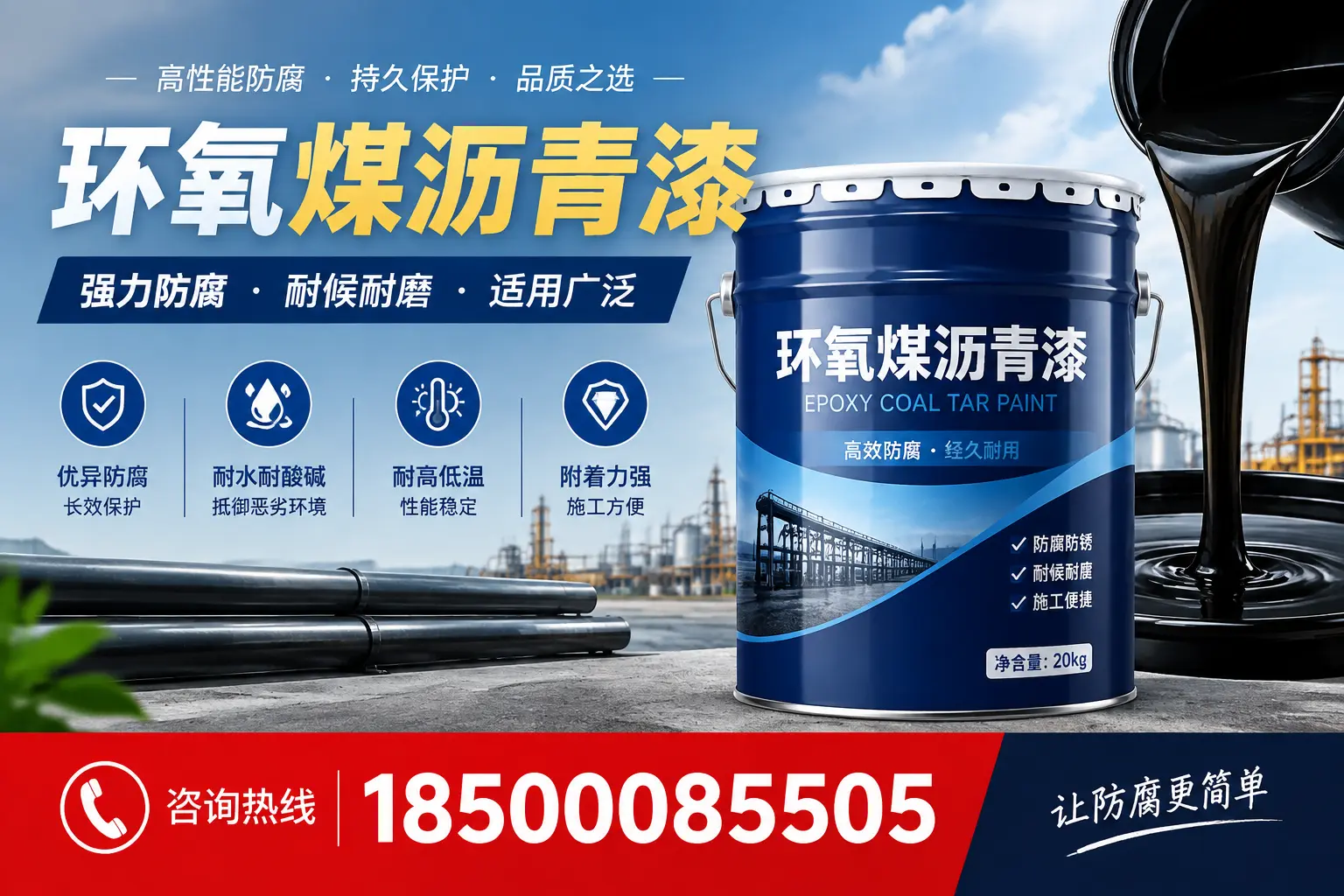 环氧煤沥青漆在不同气候条件下的表现分析，博尔塔拉适用性